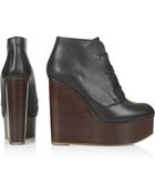 Topshop Soraya Lace-Up Wedges - Lyst
