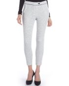 Thakoon Addition Black And White Textured Printed Knit Skinny Pants - Lyst