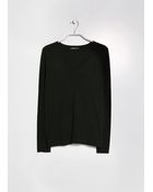 Mango V-Neck Sweater - Lyst