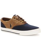 Polo Ralph Lauren Vaughn Saddle Sneakers - Lyst
