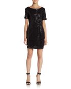 Ella Moss Gathered Sequined Dress - Lyst