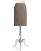 Calvin Klein Petite Houndstooth Pencil Skirt - Lyst