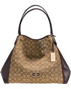 Coach Signature Edie Shoulder Bag - Lyst