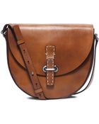 Michael Kors Claire Medium Leather Crossbody - Lyst