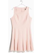 Mango Flared Skirt Dress - Lyst