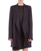 Ann Demeulemeester Belted Long Blazer - Lyst