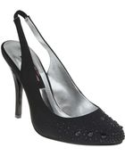 Nina Everett Satin Slingback Pumps - Lyst