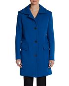 Derek Lam Fleecewool Peacoat - Lyst