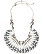 Nakamol Crystal And Pearl Bib Necklace - Lyst