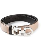 Ferragamo Reversible Logo Buckle Belt - Lyst