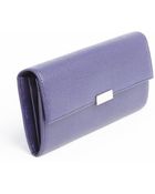 Furla Ink Leather Front Flap Continental Wallet - Lyst