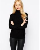 Esprit Roll Neck Cable Knit Sweater - Lyst