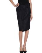 Jil Sander Knee Length Skirt - Lyst