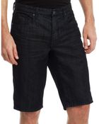 Kenneth Cole Reaction Darkrinse Denim Shorts - Lyst