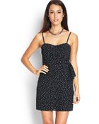 Forever 21 Polka-Dot Cami Dress - Lyst