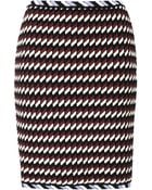 Christopher Kane All Over Rope Skirt in Burgundy and White - Lyst