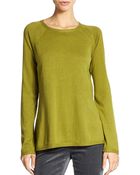 Eileen Fisher Long Sleeved Tee - Lyst
