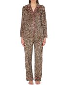 DKNY Checked Flannel Pyjama Set - Lyst