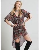 Free People Lets Run My Dear Dress - Lyst