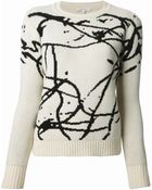 Carven Knitted Sweater - Lyst