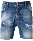 DSquared² Denim Shorts - Lyst