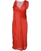 Lanvin Knee-length Dress - Lyst
