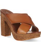 Carvela Kurt Geiger Knit Platform Wedge Sandals - Lyst