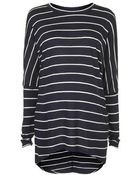 Topshop Maternity Definitives Wide Stripe Top - Lyst
