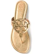 Tory Burch Logo Sandal - Lyst