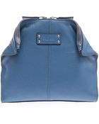 Alexander McQueen De Manta Leather Makeup Case - Lyst