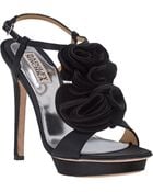 Badgley Mischka Randee Evening Sandal Black Satin - Lyst