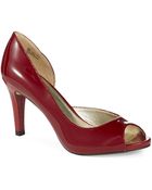 Anne Klein Octavie Peep Toe Pumps - Lyst