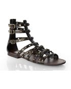 Steve Madden Black Plato Gladiator Sandals - Lyst