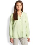 Eileen Fisher Linen Oversized Button-Down Shirt - Lyst
