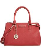 DKNY Bryant Park Saffiano Double Zip Shopper - Lyst
