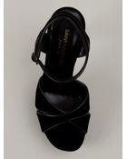 Saint Laurent 'Bianca' Sandals - Lyst