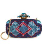 Oscar de la Renta Turquoise Sequin Cabochon Goa Turquoise Sequin Cabochon Goa - Lyst