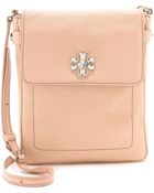 Tory Burch Mercer Book Bag - Light Oak - Lyst