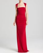 Nicole Miller Gown - Sleeveless Stretch - Lyst