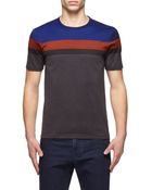 Ermenegildo Zegna Crew Neck Cotton T-Shirt - Lyst