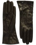 Vince Camuto Studded Long Driving Gloves - Lyst