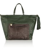 Clare V. Gosee Leather Tote - Lyst