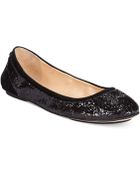 Cole Haan Avery Glitter Ballet Flats - Lyst