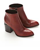 Alexander Wang Gabi Bootie With Matte Black - Lyst