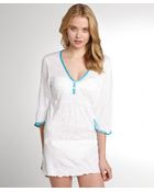 Letarte White Tunic Coverup - Lyst