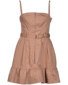 Just Cavalli Short Dress - Lyst