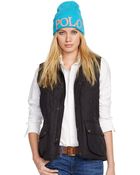 Polo Ralph Lauren Leather-trim Quilted Utility Vest - Lyst