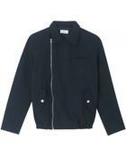 Hentsch Man Navy Blue Asymmetric Jacket - Lyst