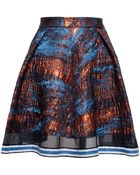 Ostwald Helgason Galaxy Jacquard Skater Skirt - Lyst