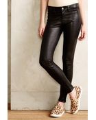 J Brand Leather Skinny Jeans - Lyst